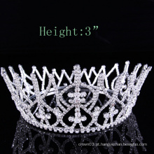 Senhoras rhinestone coroa concerto tiaras